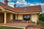 Zona de chill-out en el exterior